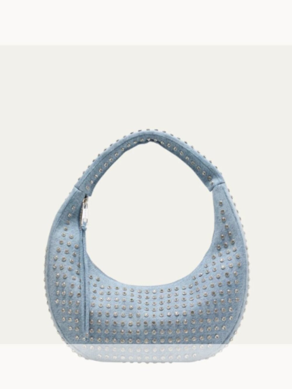 Retrofete NWT Elodie Large Embellished Denim Shoulder Bag (ORIG. $598)